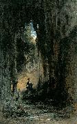 Carl Spitzweg Der Mineraloge in der Grotte France oil painting artist